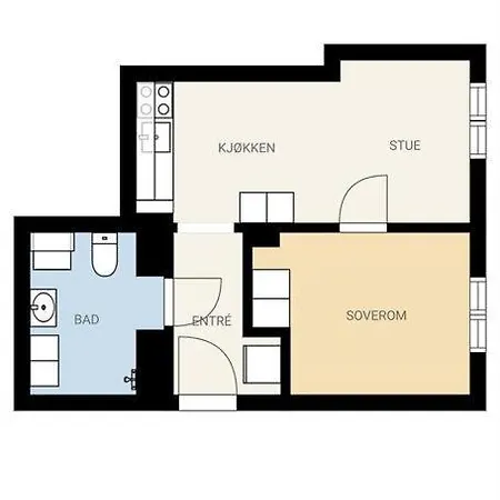 Classic Oslo-appartment شقة *